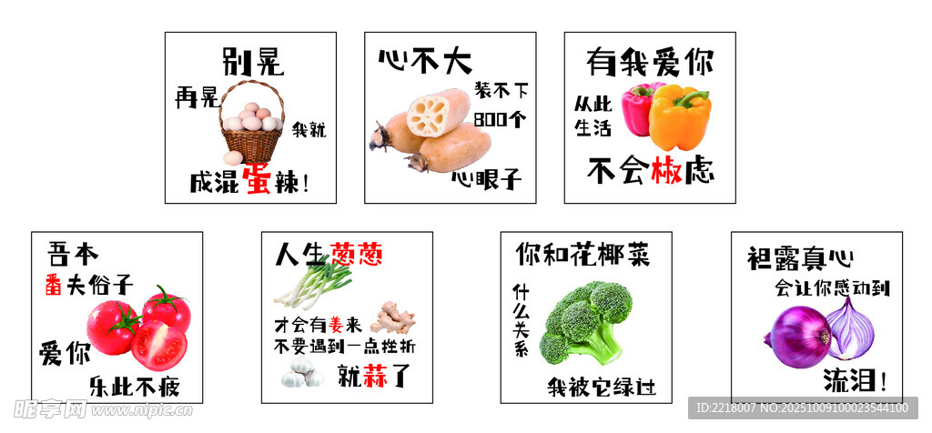 蔬菜挂图展示