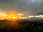 夕阳 美景风车山