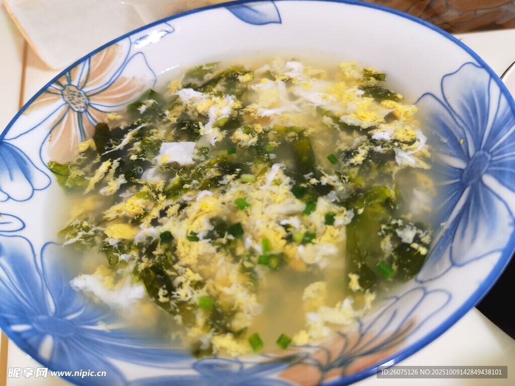青菜鸡蛋汤