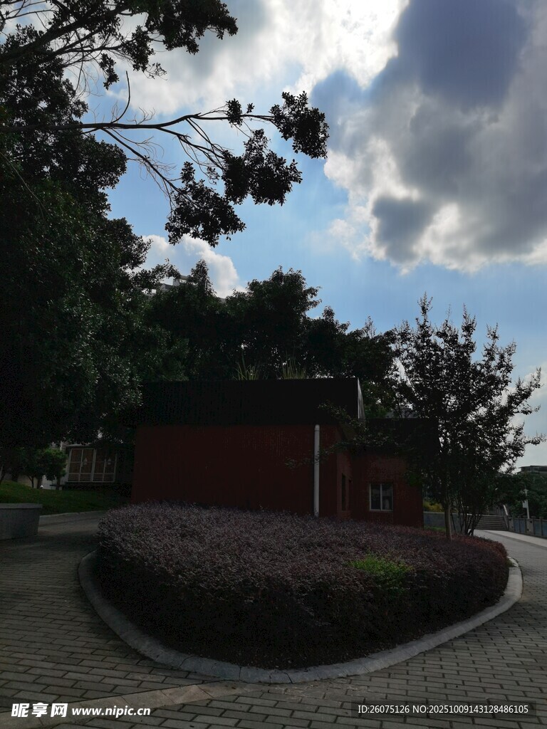园林中式建筑景观