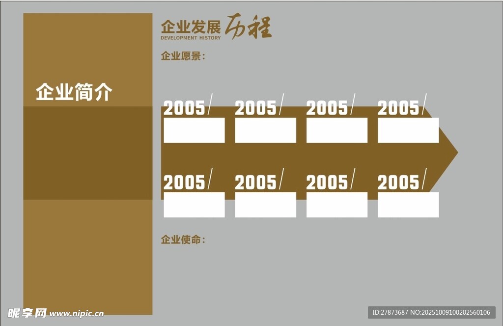 企业文化墙 背景墙 发展历程