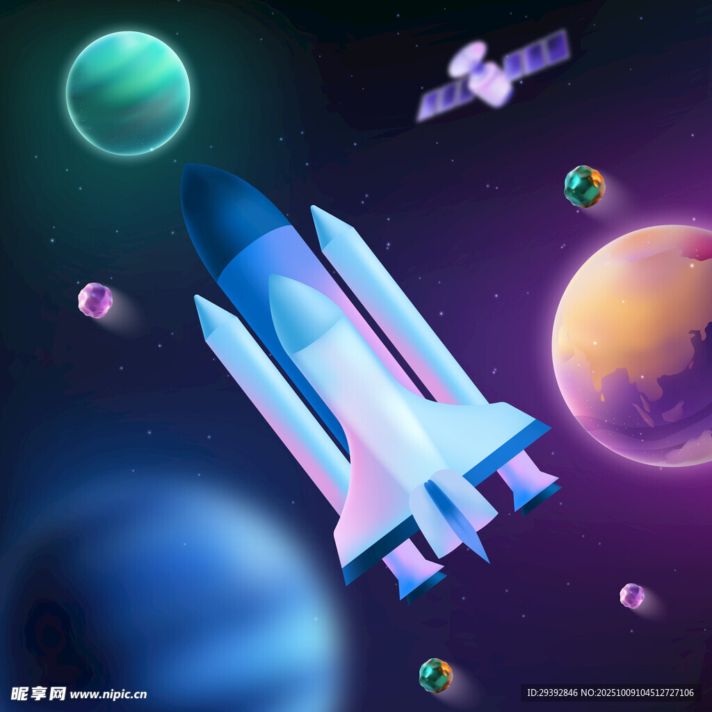 梦幻宇宙火箭与星球