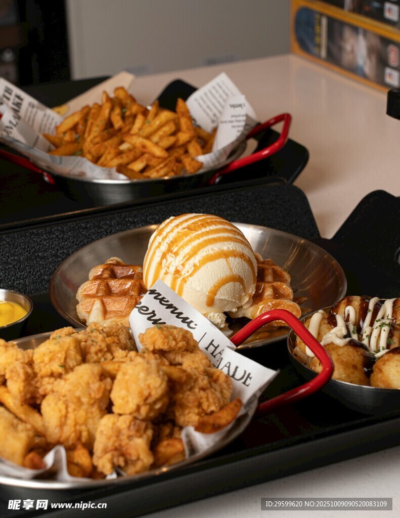 美味炸鸡薯条套餐