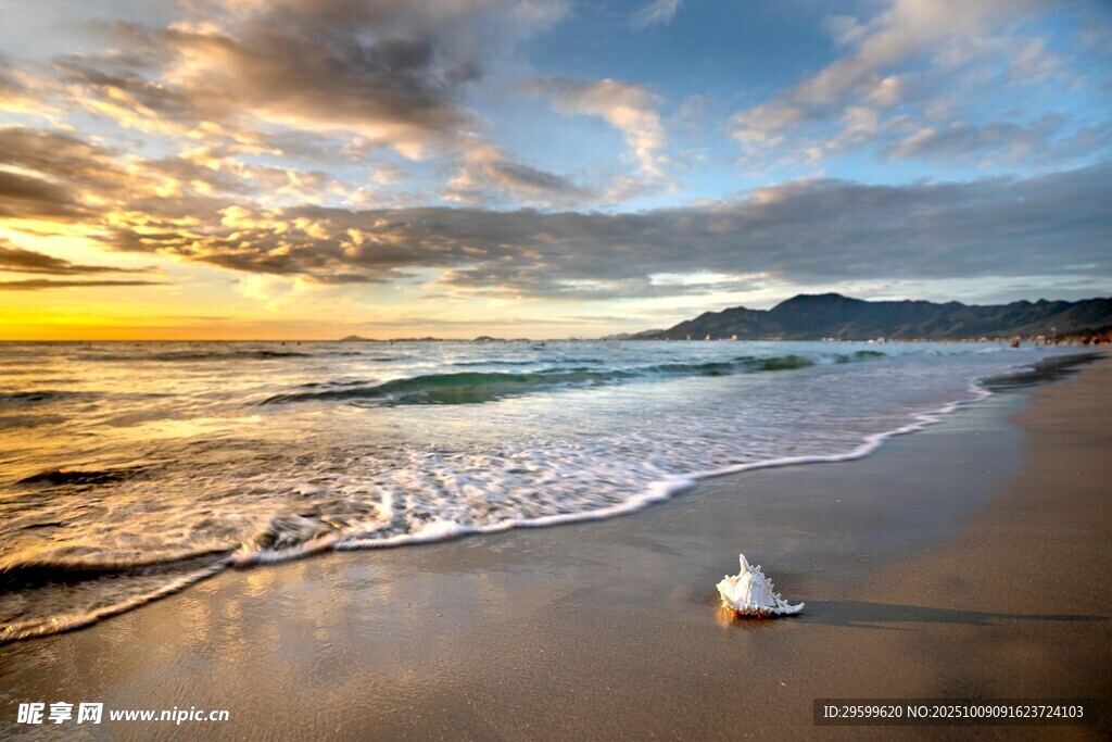 海边日落美景 
