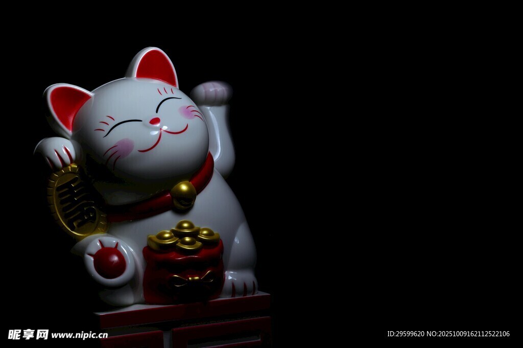 招财猫摆件 