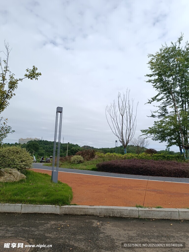 户外休闲景观道路场景