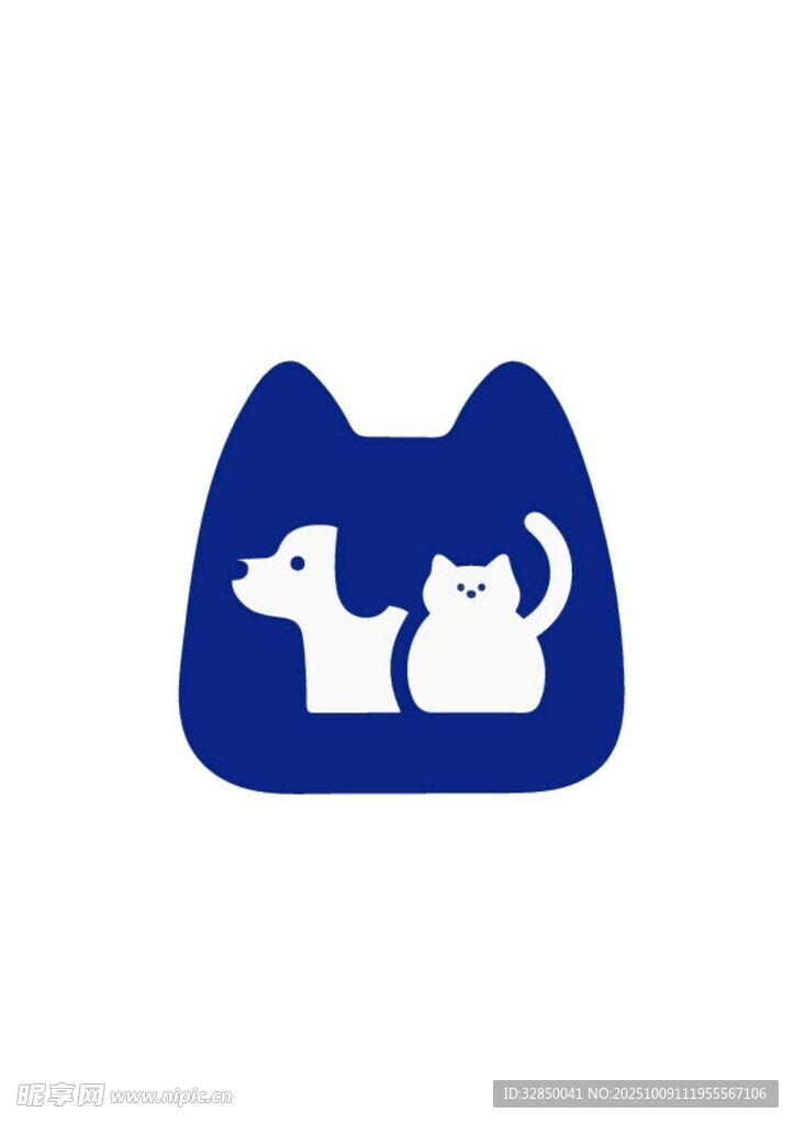 猫与狗图标设计