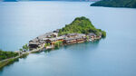 湖中小岛特色村落景观