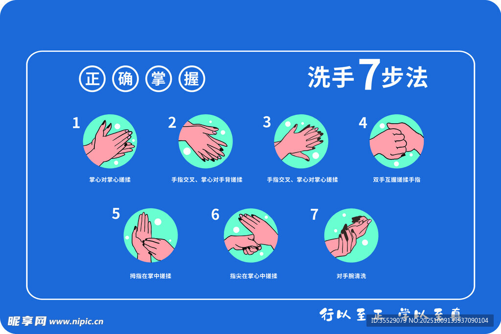 七步洗手法