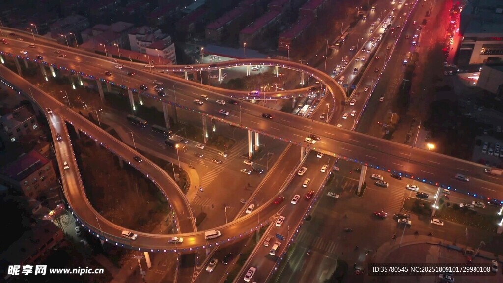 城市夜景素材