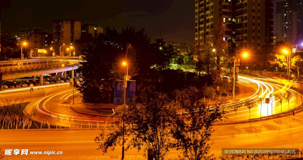 城市夜景素材