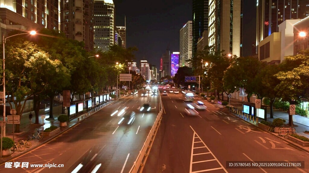 城市夜景素材