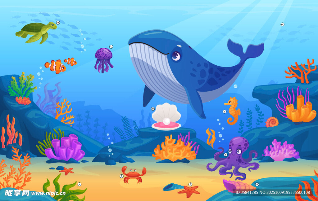 海底世界插图
