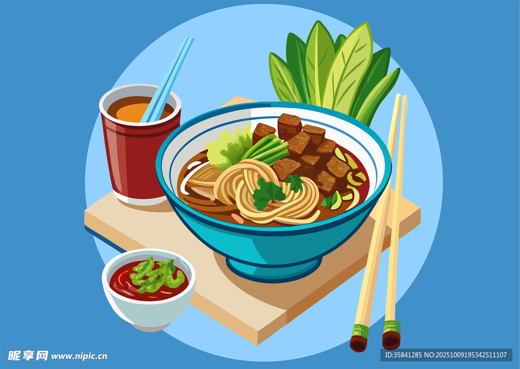 美味牛肉面插图