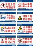 工地安全标识牌