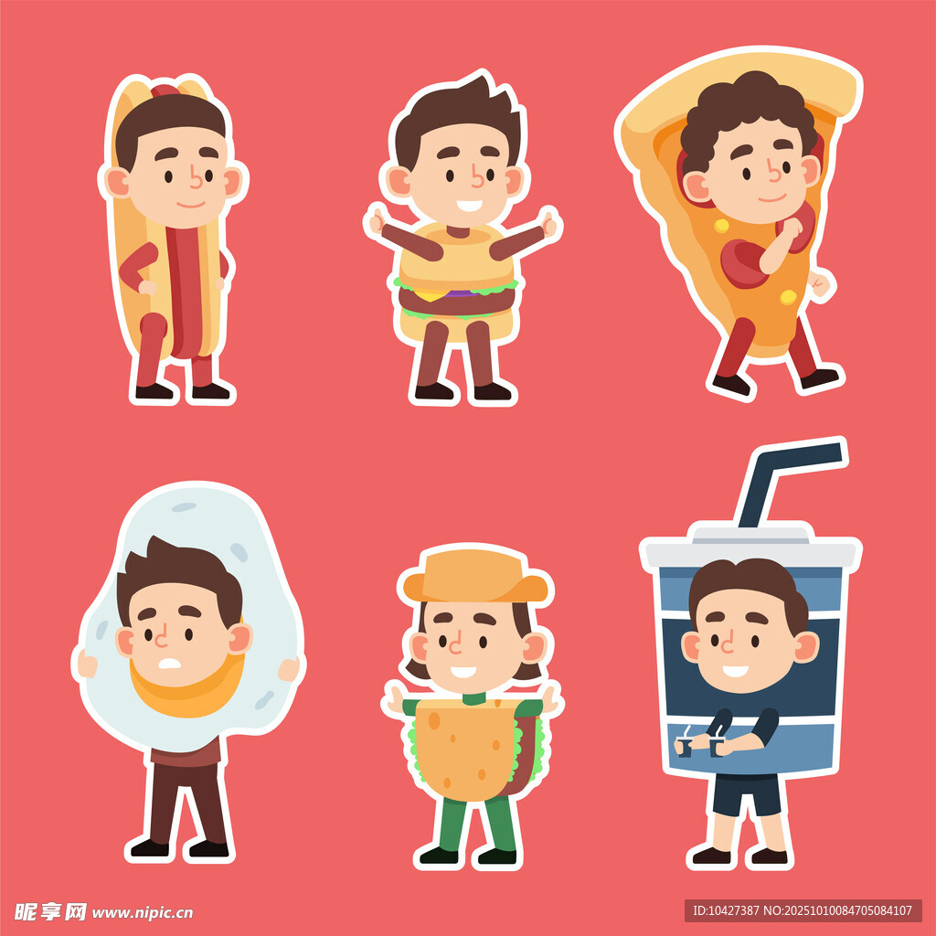 卡通人物趣味动作集合