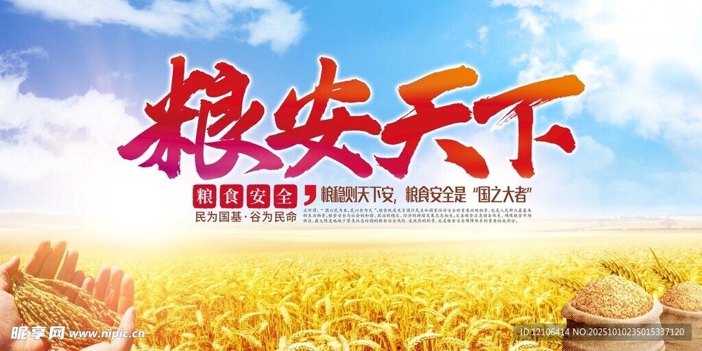 粮安天下宣传海报