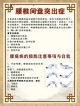 腰椎间盘突出症科普海报