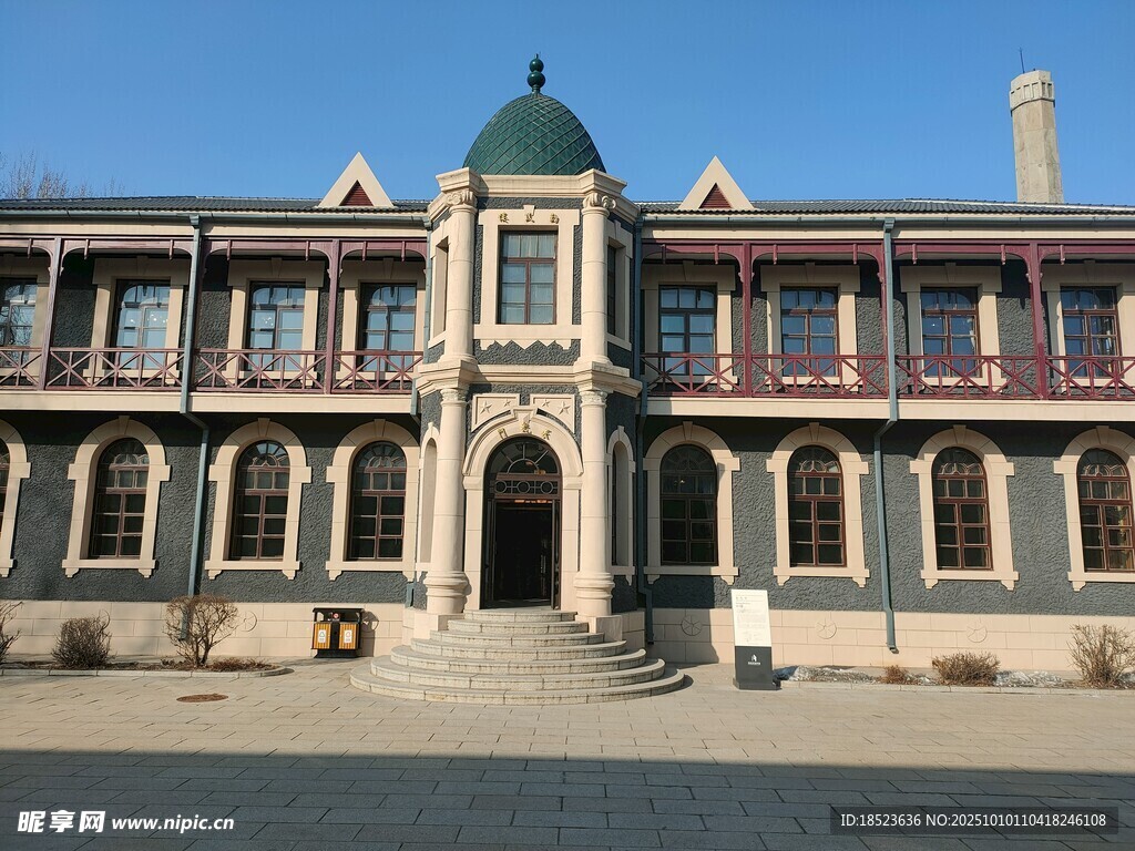 伪满皇宫欧式古典风格多层建筑