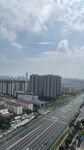 城市交通干道与建筑群景观