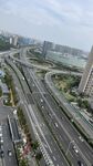 城市高架桥交通景象