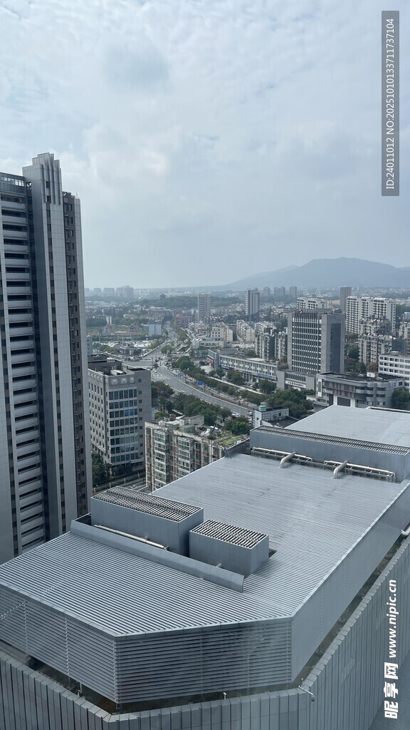 城市高楼俯瞰景观