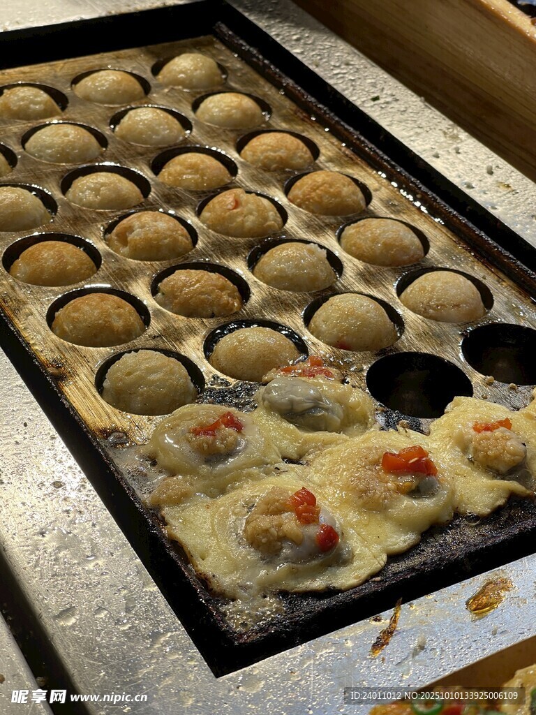 章鱼小丸子制作现场