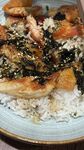美味海苔三文鱼盖饭