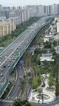 城市高架桥交通景象