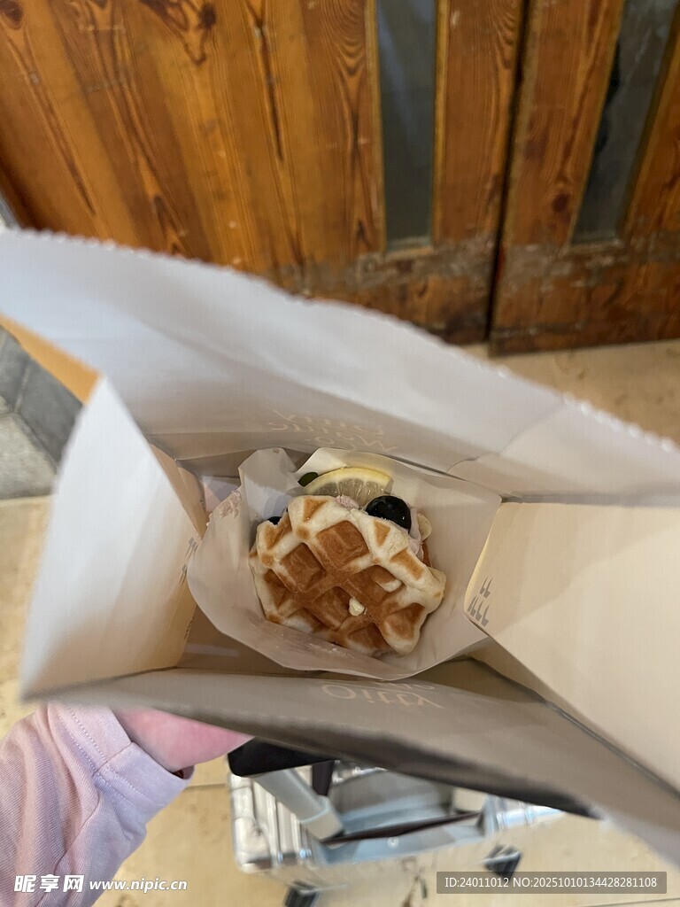 蓝莓华夫饼