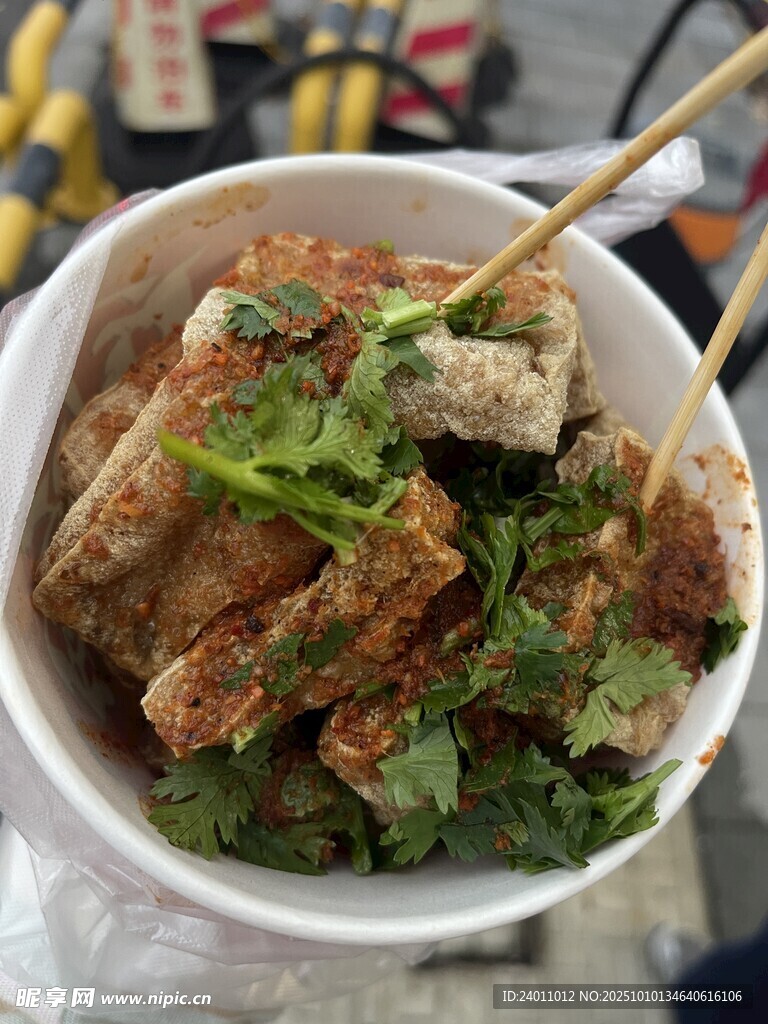 美味香嫩烤豆腐