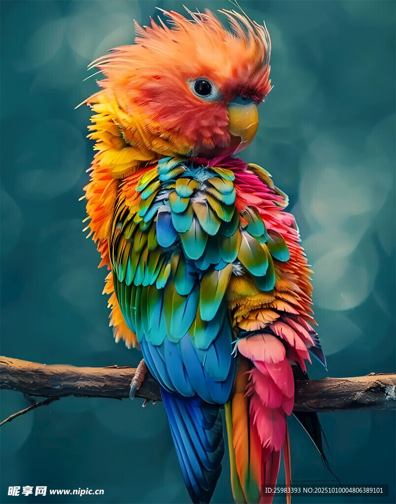棉花糖鹦鹉