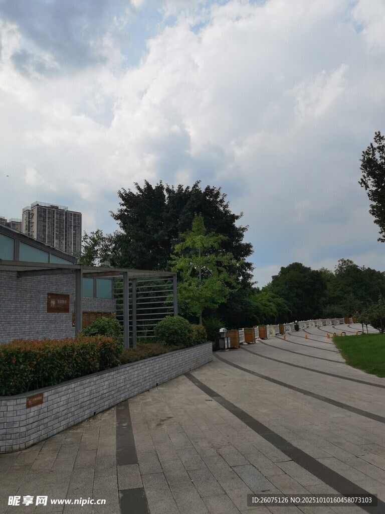 城市户外休闲步道景观