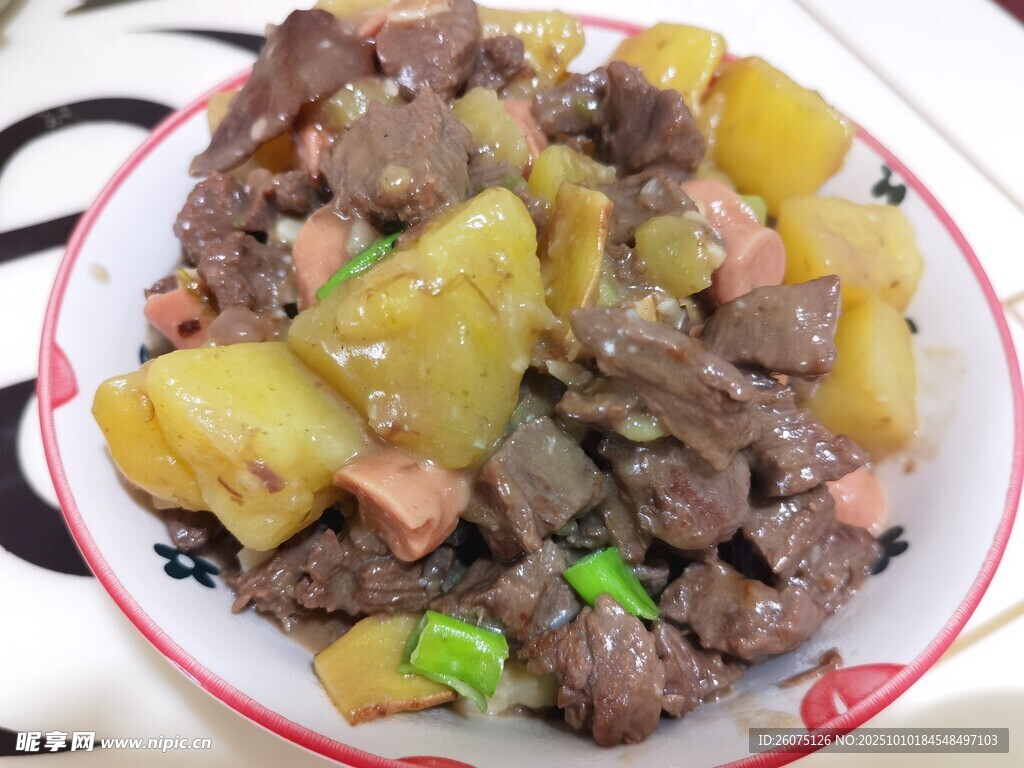 土豆烧牛肉