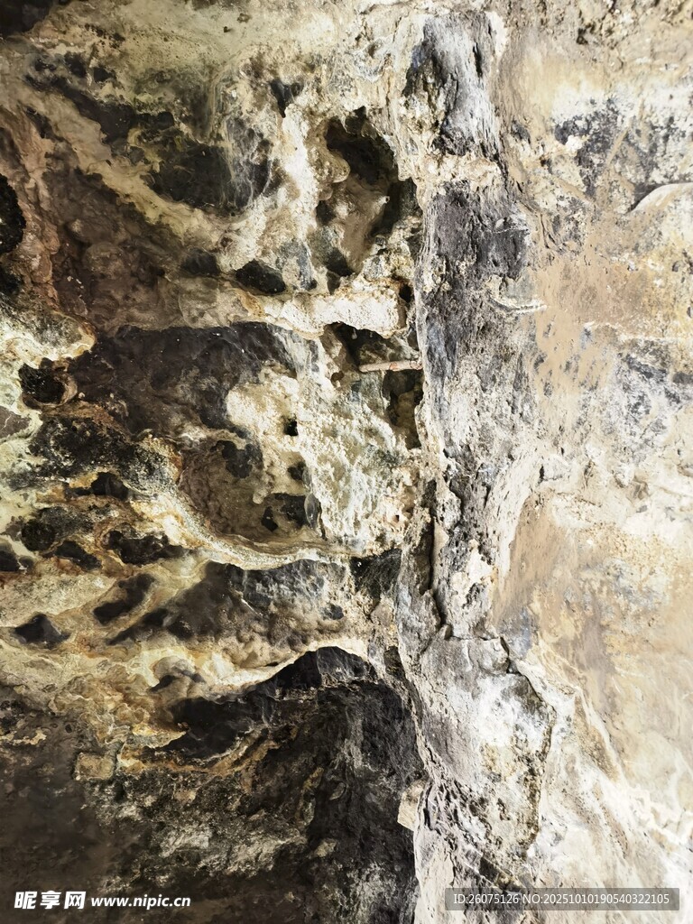 岩石纹理特写