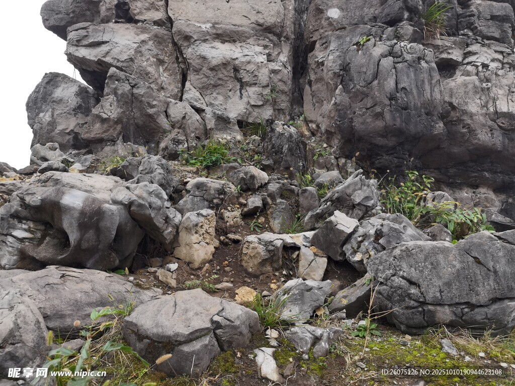 嶙峋山石景观