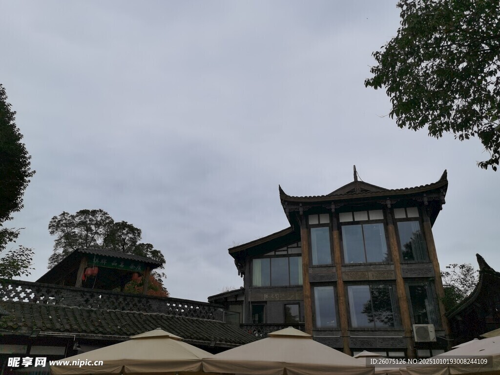 中式古建筑景观