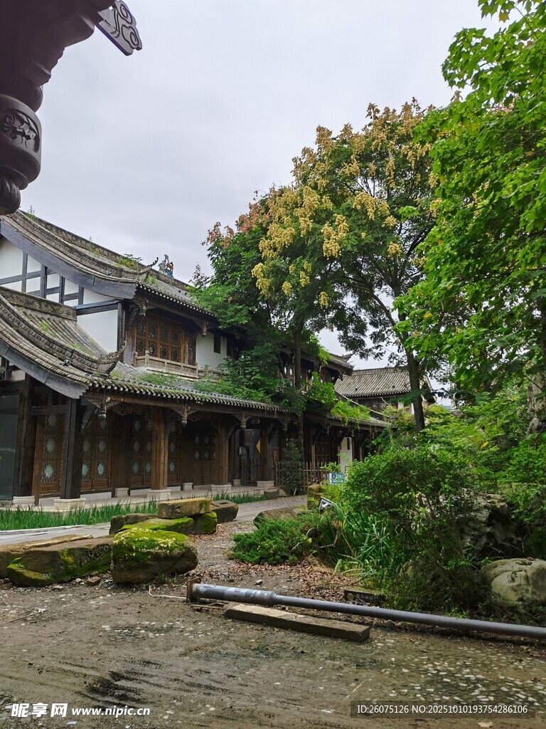 中式庭院古建筑景观