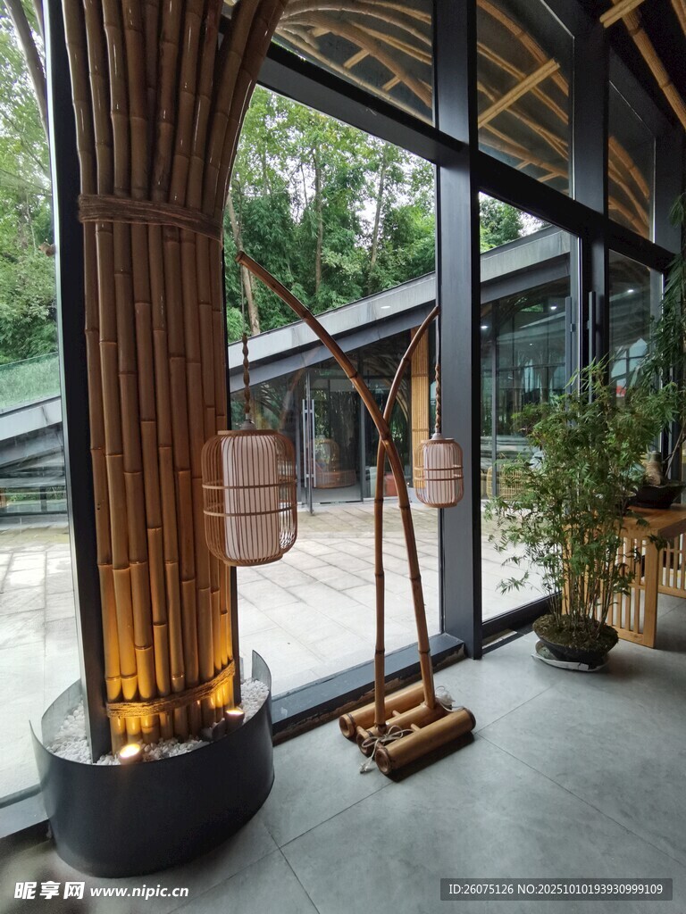 室内竹艺装饰景观设计