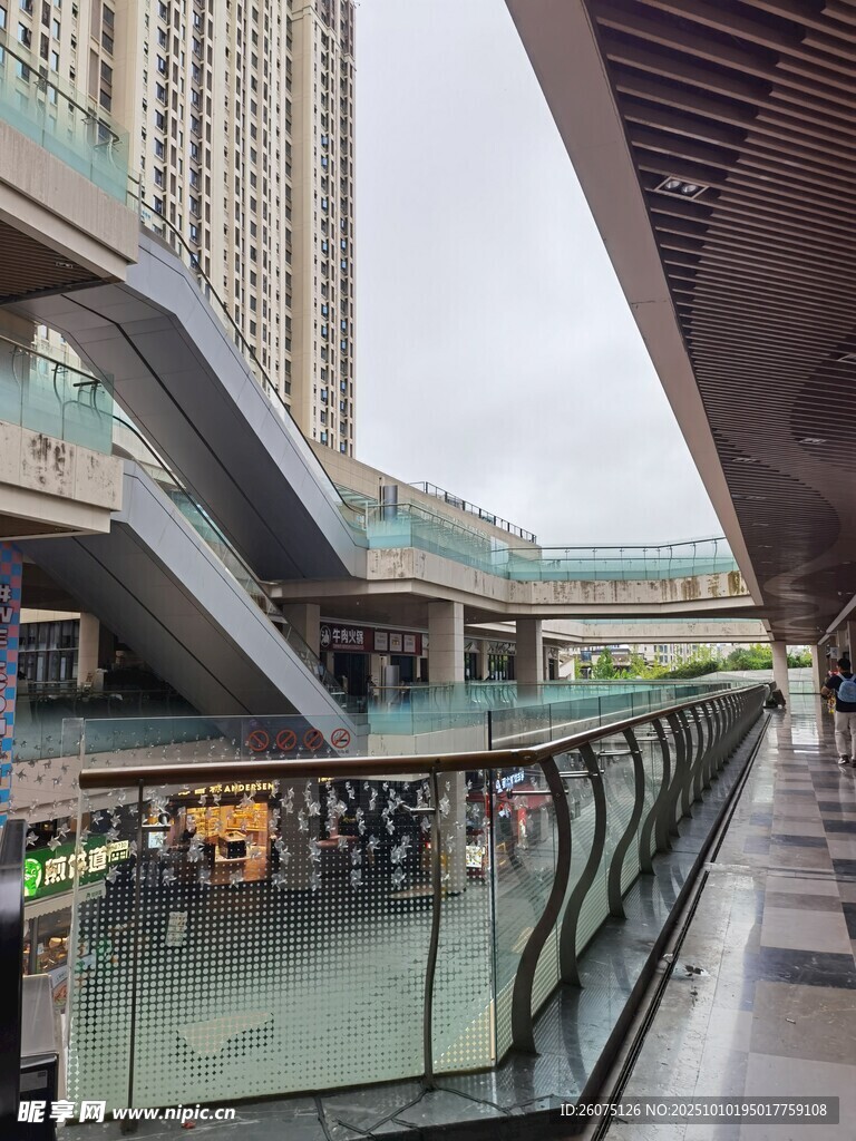 城市中现代风格的建筑景观