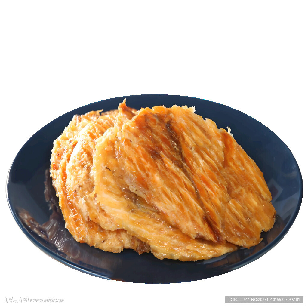 美味香脆的烤鱿鱼片