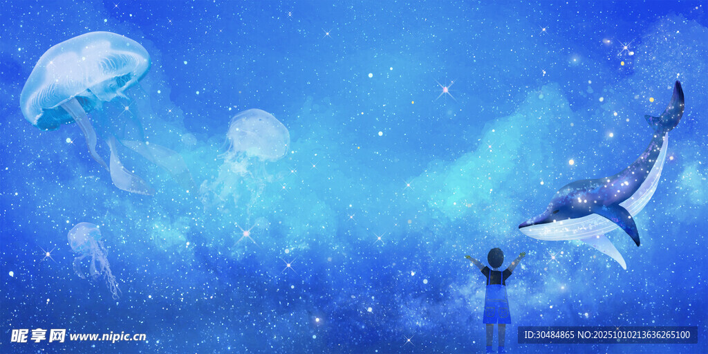 梦幻海底世界奇幻景象