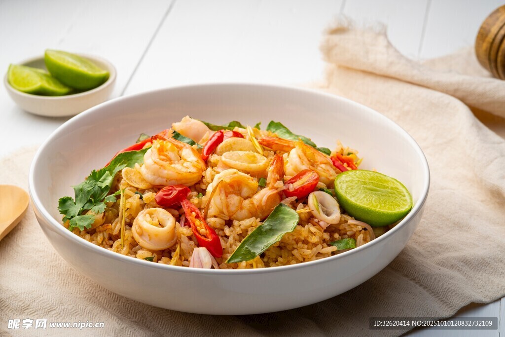 虾仁炒饭