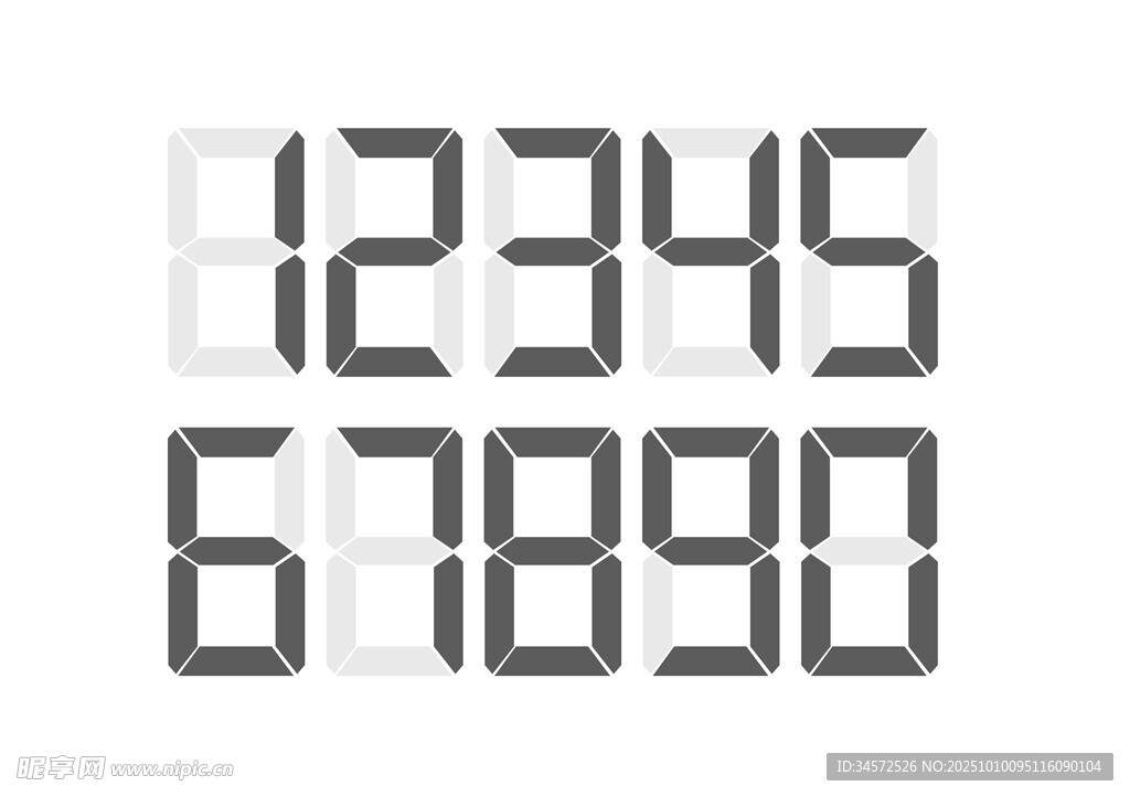 数字显示样式