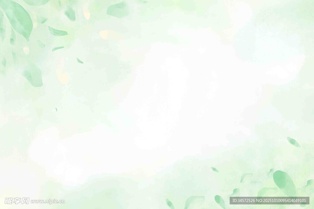 清新淡绿梦幻背景图