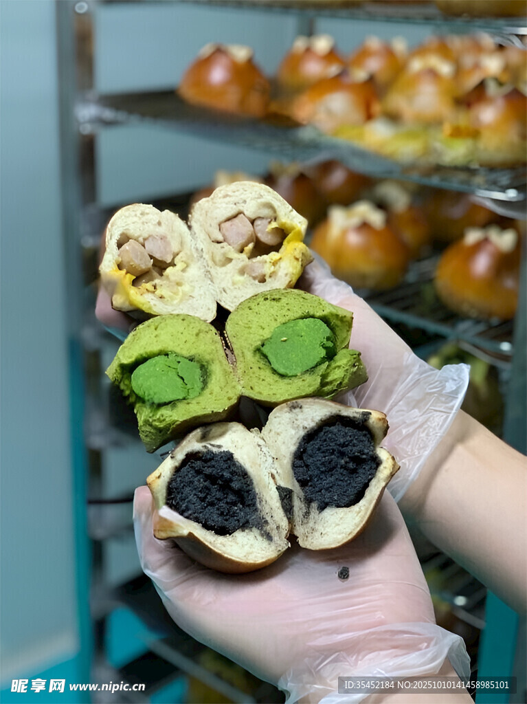 夹心贝果