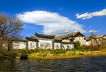 江南水乡古建筑风景图