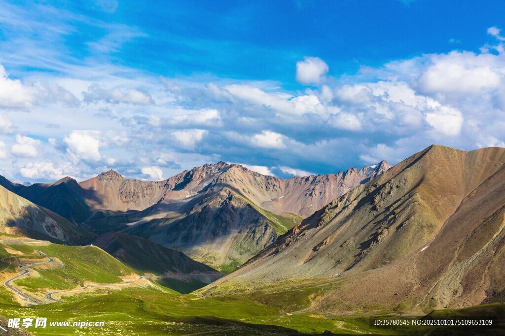 壮丽高山美景