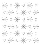 雪花图案
