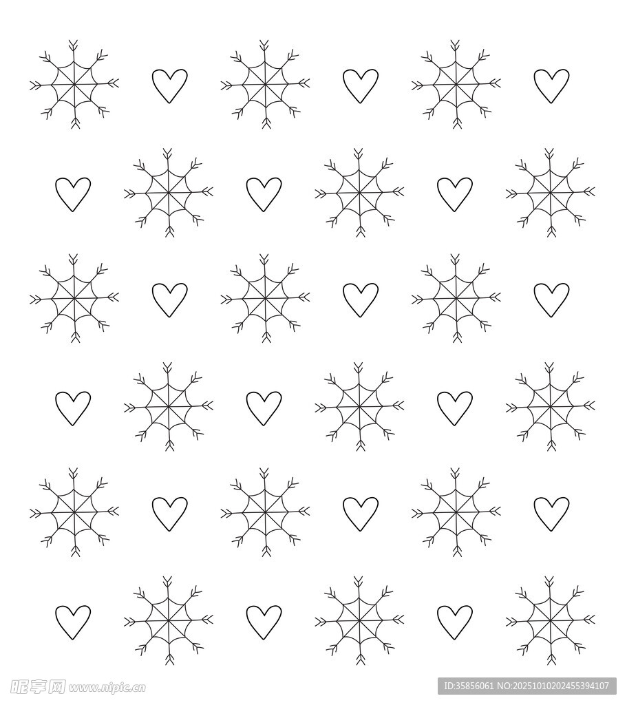 雪花图案